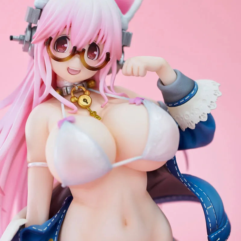 SoniComi (Super Sonico) - Sonico - White Cat Ver. - 2021 Re-release (Union Creative International Ltd)ㅤ – Union Creative – ActionFigureBrasil