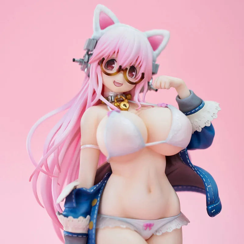 SoniComi (Super Sonico) - Sonico - White Cat Ver. - 2021 Re-release (Union Creative International Ltd)ㅤ – Union Creative – ActionFigureBrasil