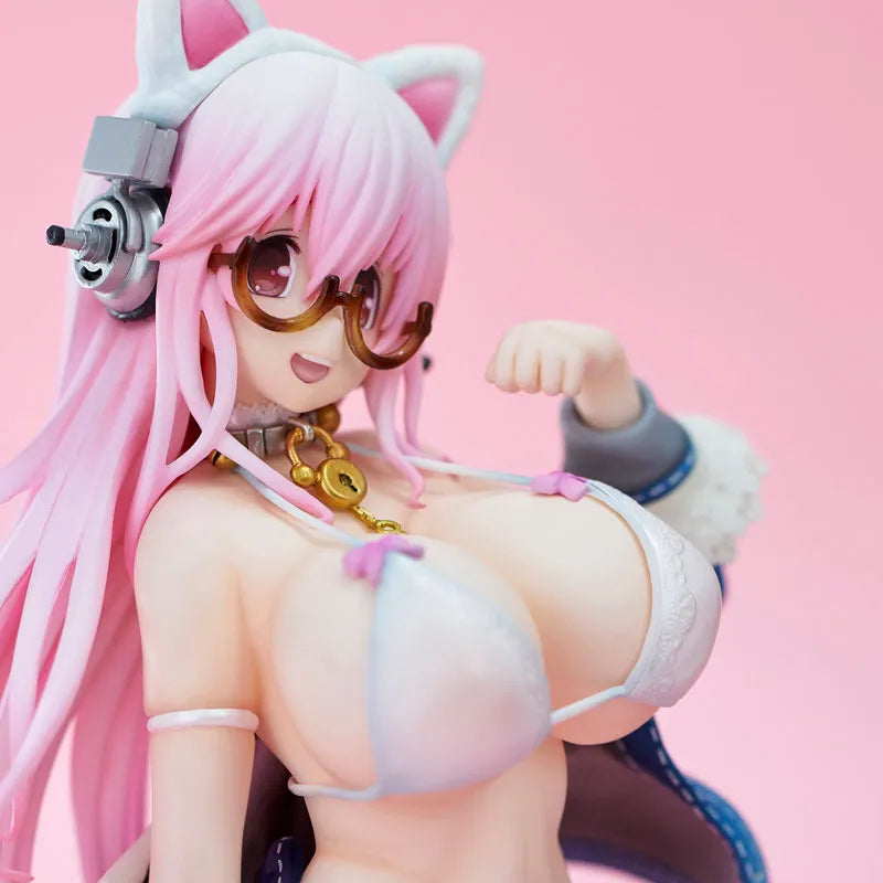 SoniComi (Super Sonico) - Sonico - White Cat Ver. - 2021 Re-release (Union Creative International Ltd)ㅤ – Union Creative – ActionFigureBrasil