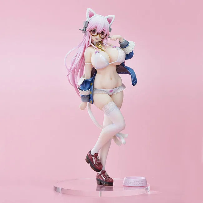 SoniComi - Super Sonico - Sonico - White Cat Ver. - 2024 Re-release (Union Creative International Ltd)ㅤ – Union Creative – ActionFigureBrasil