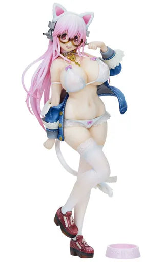 SoniComi (Super Sonico) - Sonico - White Cat Ver. (Union Creative International Ltd)ㅤ – Union Creative – ActionFigureBrasil — ângulo diferente