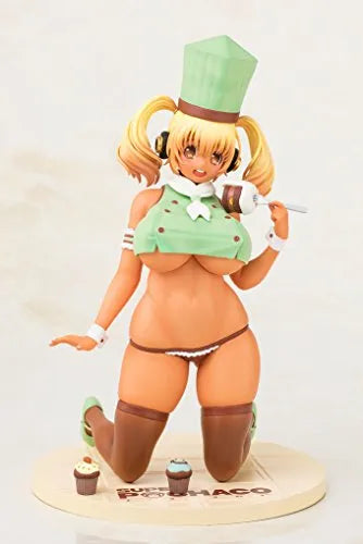 SoniComi (Super Sonico) - Super Pochaco - 1/6 - Patissier, Choco Mint Ver. (Chara-Ani, Toy's Works)ㅤ – Chara-Ani – ActionFigureBrasil — ângulo diferente