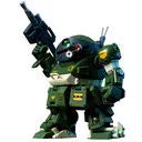 Soukou Kihei VOTOMS - ATM-09-ST Scopedog - Chirico Cuvie - Robonimo (Medicom Toy)ㅤ – Medicom Toy – ActionFigureBrasil