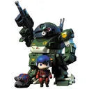 Soukou Kihei VOTOMS - ATM-09-ST Scopedog - Chirico Cuvie - Robonimo (Medicom Toy)ㅤ – Medicom Toy – ActionFigureBrasil — acessórios