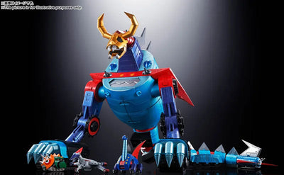Soul of Chogokin GX-100 Gaiking & Daiku Maryu "Daiku Maryu Gaiking"ㅤ – Bandai Spirits – ActionFigureBrasil — com base expositora