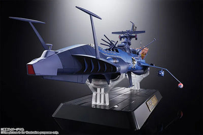Soul of Chogokin GX-93 Pirate Spaceship the Arcadia "Space Pirate Captain Harlock"ㅤ – Bandai Spirits – ActionFigureBrasil — ângulo diferente