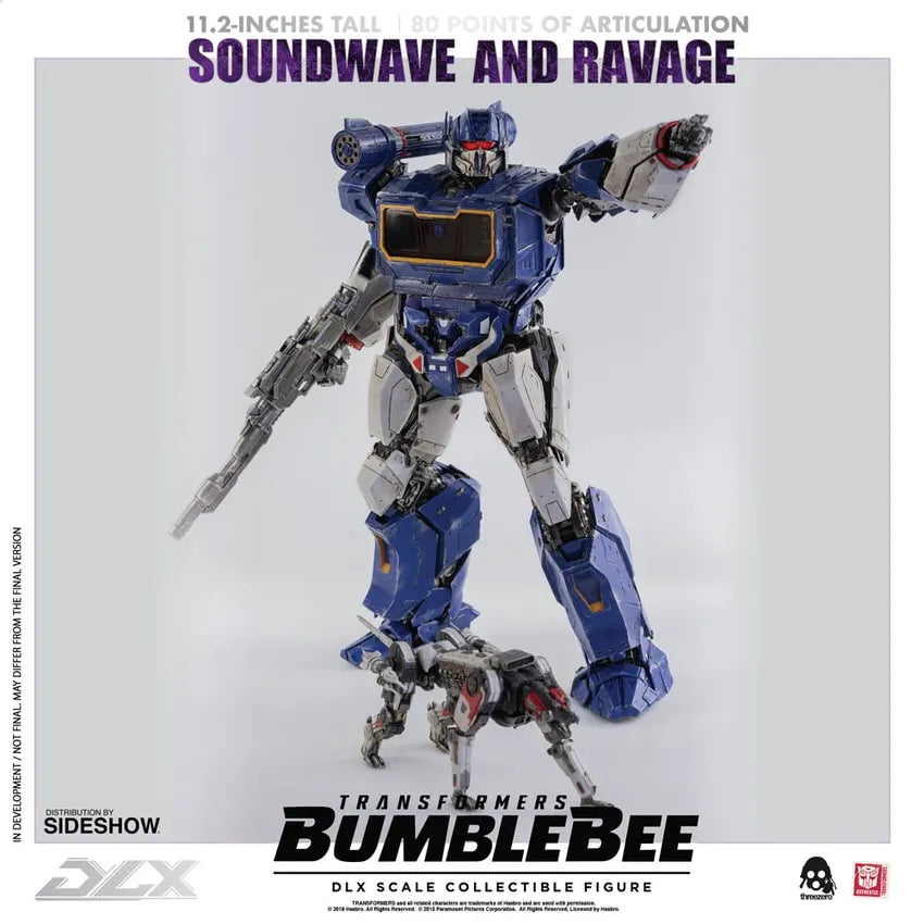 Soundwave & Ravage DLX – Threezero – ActionFigure Brasil