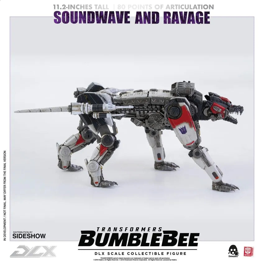 Soundwave & Ravage DLX – Threezero – ActionFigure Brasil