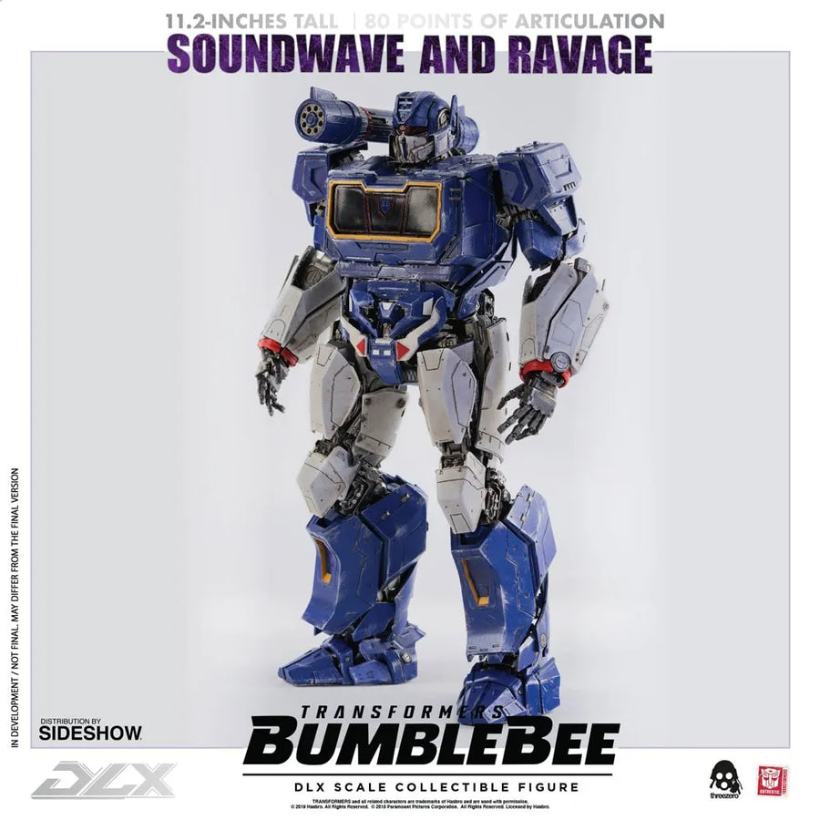 Soundwave & Ravage DLX – Threezero – ActionFigure Brasil