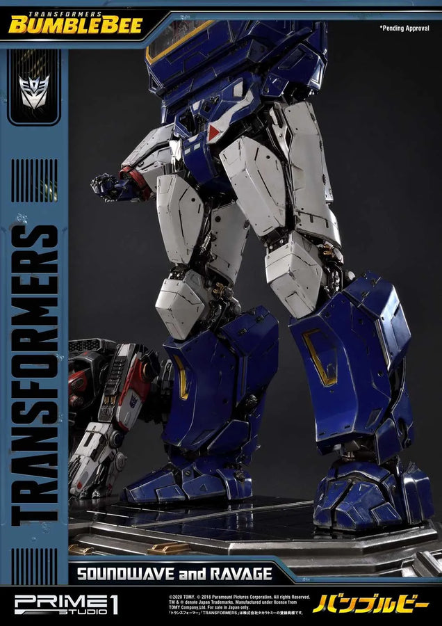 Soundwave & Ravage (Regular Version) Transformers: Bumblebee (Film) – Prime1Studio – ActionFigure Brasil