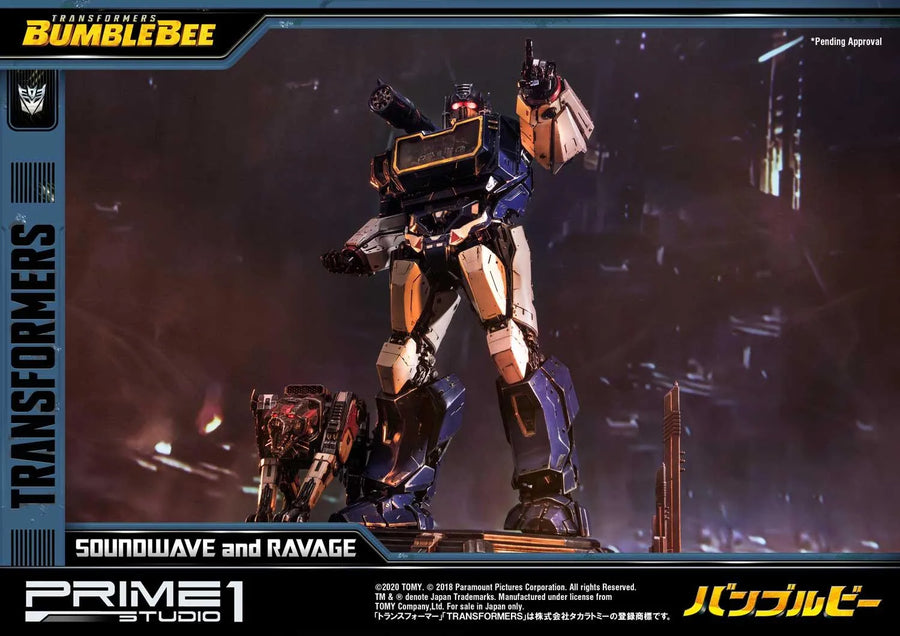 Soundwave & Ravage (Regular Version) Transformers: Bumblebee (Film) – Prime1Studio – ActionFigure Brasil
