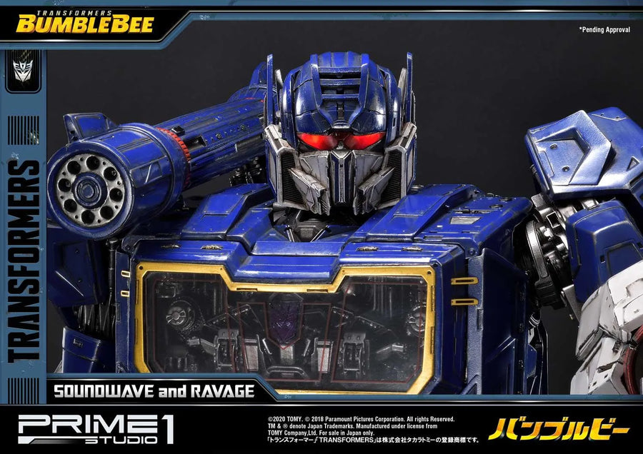 Soundwave & Ravage (Regular Version) Transformers: Bumblebee (Film) – Prime1Studio – ActionFigure Brasil