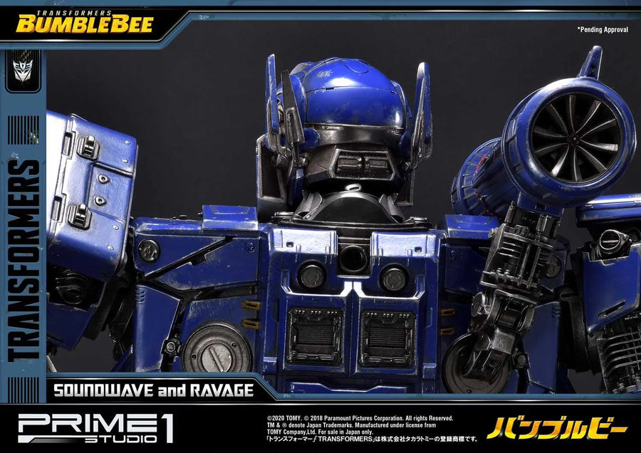 Soundwave & Ravage (Regular Version) Transformers: Bumblebee (Film) – Prime1Studio – ActionFigure Brasil