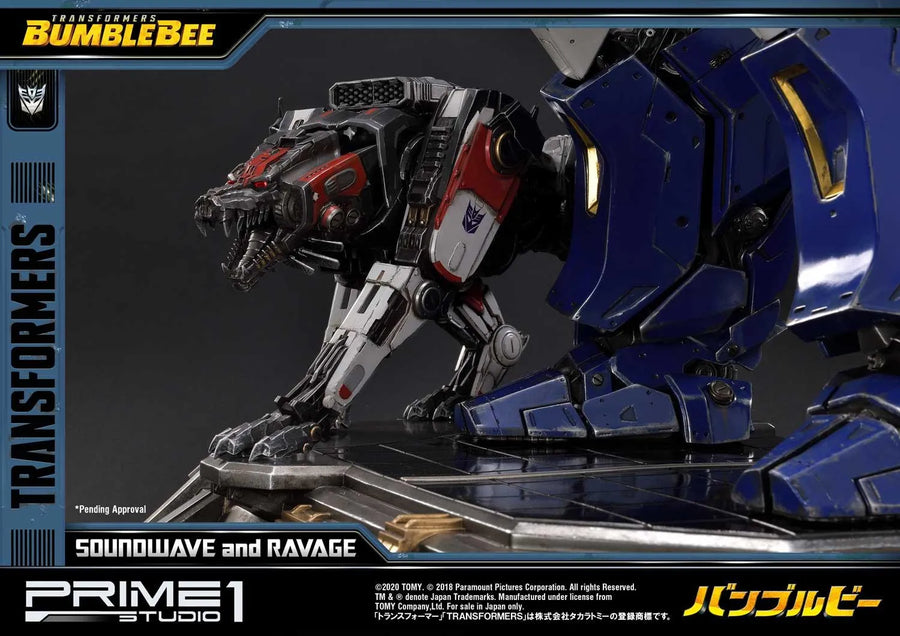 Soundwave & Ravage (Regular Version) Transformers: Bumblebee (Film) – Prime1Studio – ActionFigure Brasil