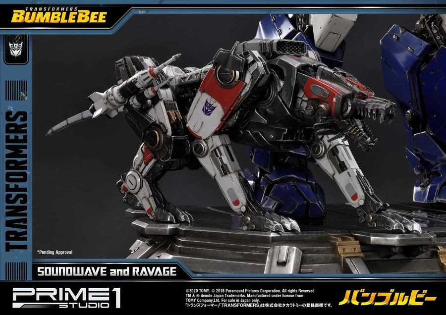 Soundwave & Ravage (Regular Version) Transformers: Bumblebee (Film) – Prime1Studio – ActionFigure Brasil