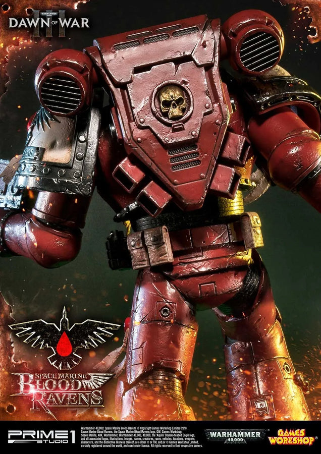 Space Marine Blood Ravens (Deluxe Version) Warhammer 40,000: Dawn of War III – Prime1Studio – ActionFigure Brasil