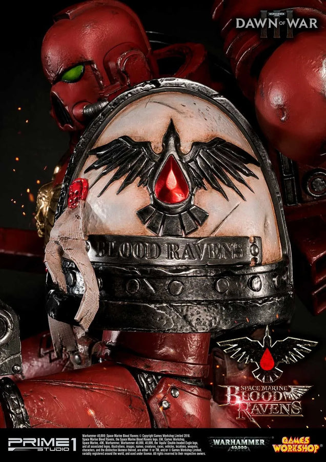 Space Marine Blood Ravens (Deluxe Version) Warhammer 40,000: Dawn of War III – Prime1Studio – ActionFigure Brasil