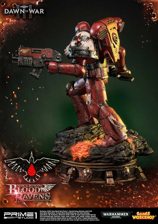 Space Marine Blood Ravens (Regular Version) Warhammer 40,000: Dawn of War III – Prime1Studio – ActionFigure Brasil
