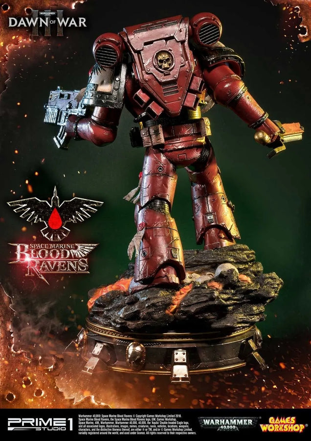 Space Marine Blood Ravens (Regular Version) Warhammer 40,000: Dawn of War III – Prime1Studio – ActionFigure Brasil