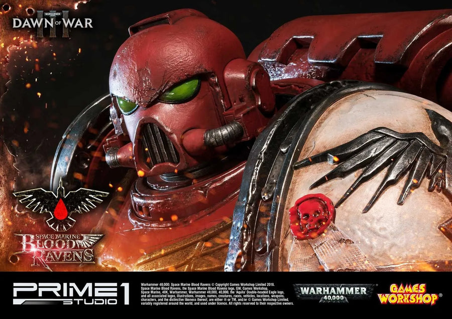 Space Marine Blood Ravens (Regular Version) Warhammer 40,000: Dawn of War III – Prime1Studio – ActionFigure Brasil