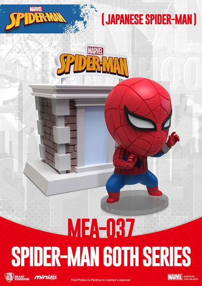 Spider-Man 60th Anniversary – Beast Kingdom – ActionFigure Brasil — com base expositora