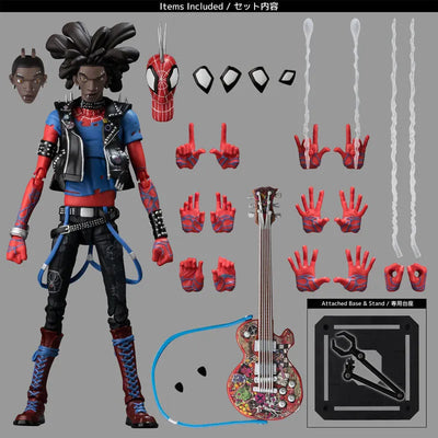 Spider-Man: Across the Spider-Verse - Hobart Brown - Spider-Punk - SV-Action (Sentinel)ㅤ – Sentinel – ActionFigureBrasil — com base expositora