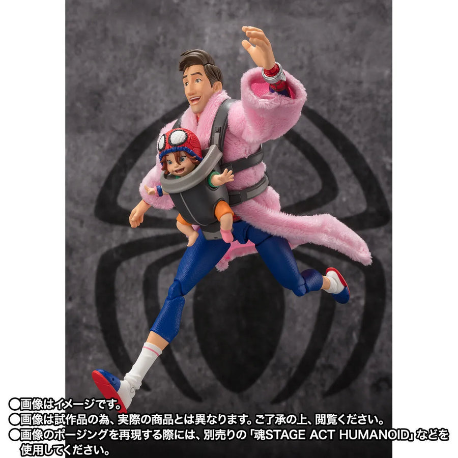 Spider-Man: Across the Spider-Verse - May Parker - Peter B. Parker - Spider-Man - S.H.Figuarts (Bandai Spirits) [Shop Exclusive]ㅤ – Bandai Spirits – ActionFigureBrasil