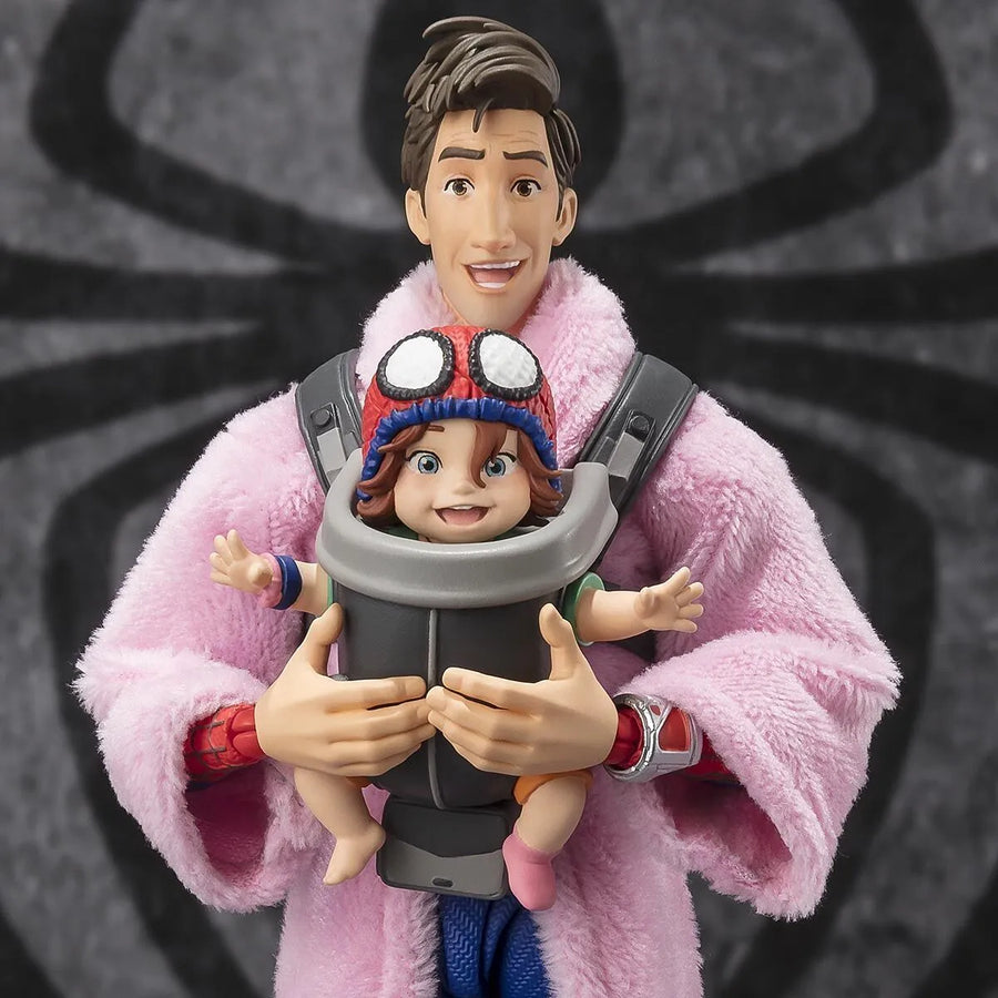 Spider-Man: Across the Spider-Verse - May Parker - Peter B. Parker - Spider-Man - S.H.Figuarts (Bandai Spirits) [Shop Exclusive]ㅤ – Bandai Spirits – ActionFigureBrasil
