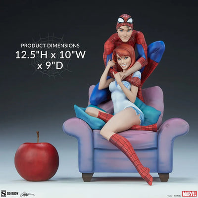 Spider-Man and Mary Jane - LIMITED EDITION: 2500 – Sideshow Collectibles – ActionFigure Brasil — embalagem