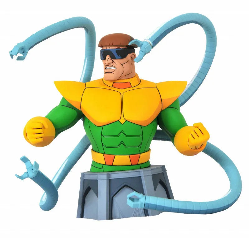 Spider-Man Animated / Dr. Octopus Bustㅤ – Diamond Select Toys – ActionFigureBrasil