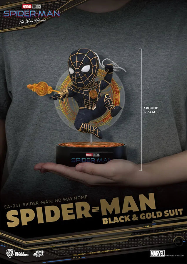 Spider-Man (Black & Gold Suit) – Beast Kingdom – ActionFigure Brasil
