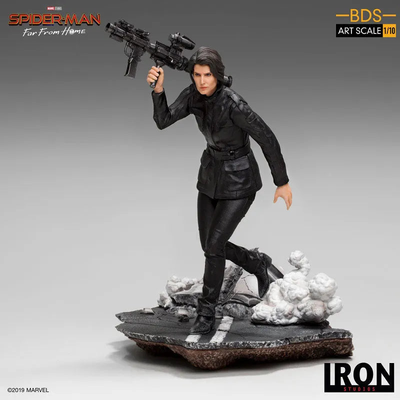 Spider-Man: Far From Home / Maria Hill 1/10 Battle Diorama Series Statueㅤ – Iron Studios – ActionFigureBrasil
