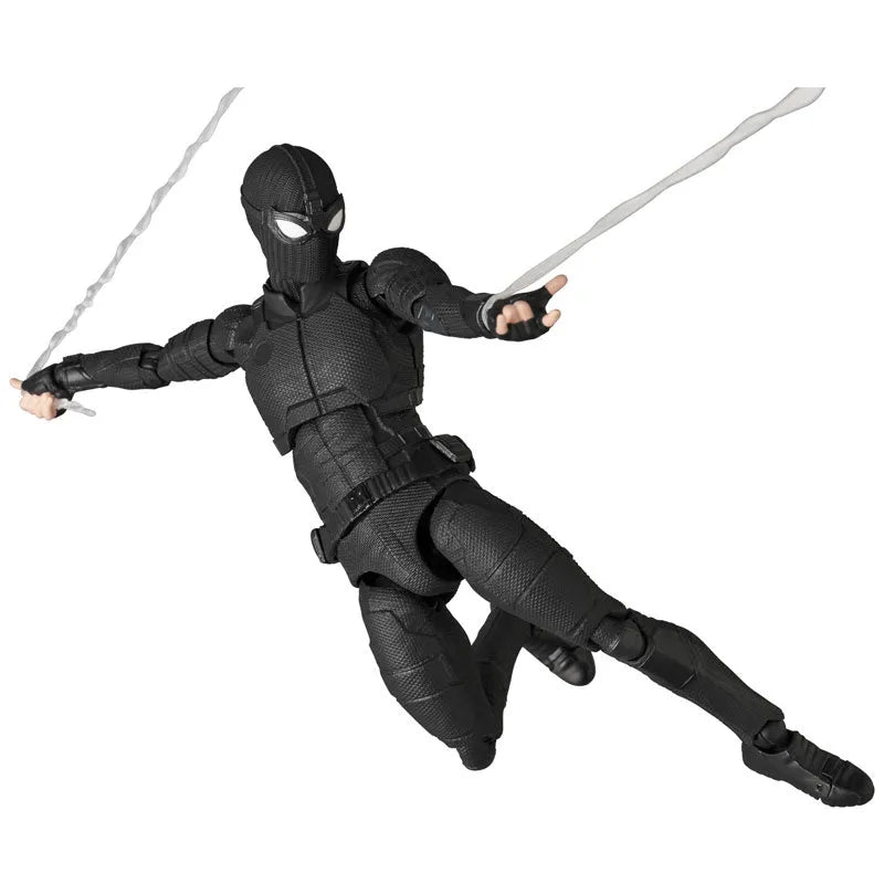 Spider-Man: Far From Home - Peter Parker - Spider-Man - Mafex No.125 - Stealth Suit (Medicom Toy)ㅤ – Medicom Toy – ActionFigureBrasil
