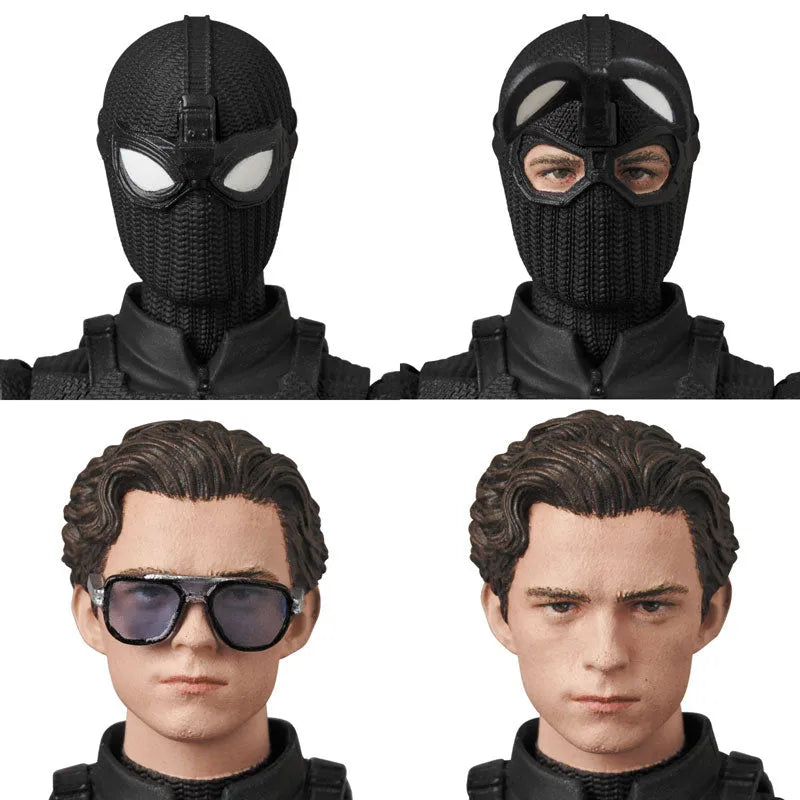 Spider-Man: Far From Home - Peter Parker - Spider-Man - Mafex No.125 - Stealth Suit (Medicom Toy)ㅤ – Medicom Toy – ActionFigureBrasil