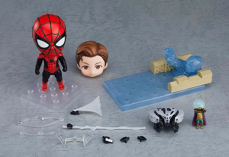 Spider-Man: Far From Home - Spider-Man/Peter Parker - Nendoroid #1280-DX - Far From Home Ver. (Good Smile Company)ㅤ – Good Smile Company – ActionFigureBrasil