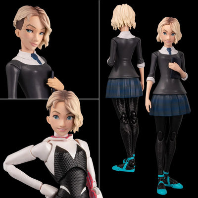 Spider-Man: Into the Spider-Verse - Ghost-Spider - Gwen Stacy - Spider-Ham - SV-Action (Sentinel)ㅤ – Sentinel – ActionFigureBrasil — ambientada