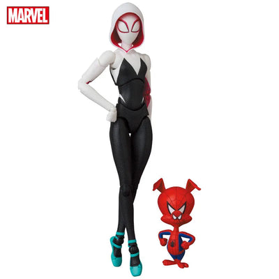 Spider-Man: Into the Spider-Verse - Spider-Gwen - Spider-Ham - Mafex No.134 (Medicom Toy)ㅤ – Medicom Toy – ActionFigureBrasil