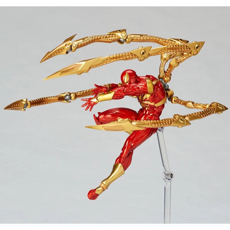 Spider-Man - Iron Spider - Amazing Yamaguchi No.023 - Revoltech (Kaiyodo)ㅤ – Kaiyodo – ActionFigureBrasil