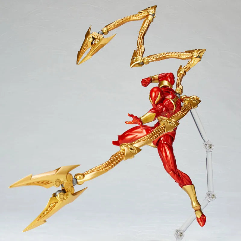Spider-Man - Iron Spider - Amazing Yamaguchi No.023 - Revoltech (Kaiyodo)ㅤ – Kaiyodo – ActionFigureBrasil
