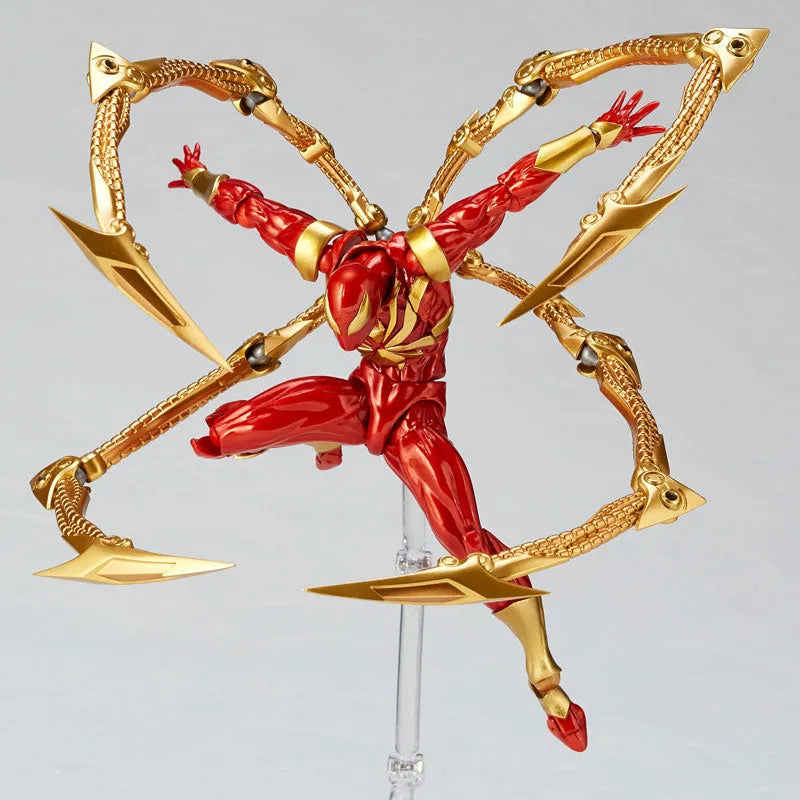 Spider-Man - Iron Spider - Amazing Yamaguchi No.023 - Revoltech (Kaiyodo)ㅤ – Kaiyodo – ActionFigureBrasil