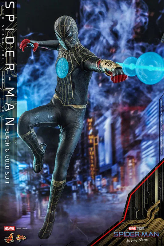 Spider Man - Movie Masterpiece - Spider Man - 1/6 - Black & Gold Suit Ver. (Hot Toys)ㅤ – Hot Toys – ActionFigureBrasil