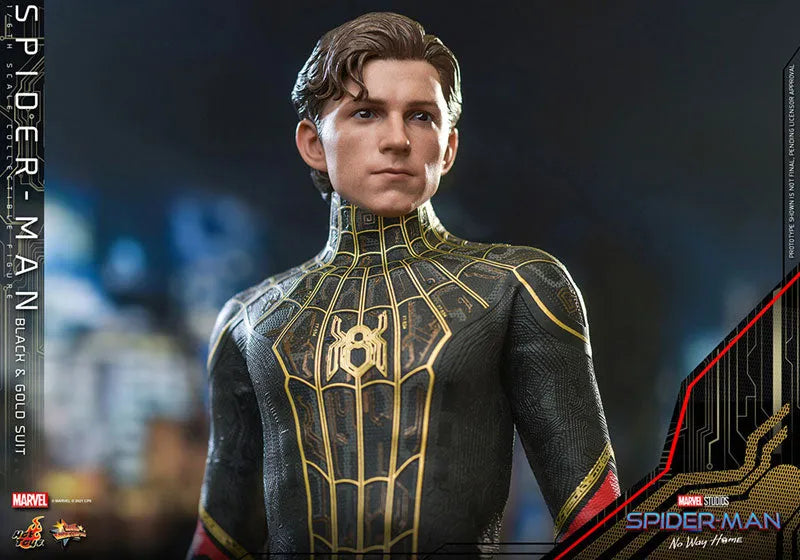 Spider Man - Movie Masterpiece - Spider Man - 1/6 - Black & Gold Suit Ver. (Hot Toys)ㅤ – Hot Toys – ActionFigureBrasil