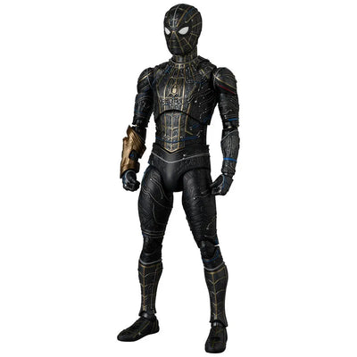 Spider-Man: No Way Home - Spider-Man - Mafex (No.308) - Black & Gold Suit (Medicom Toy)ㅤ – Medicom Toy – ActionFigureBrasil — close