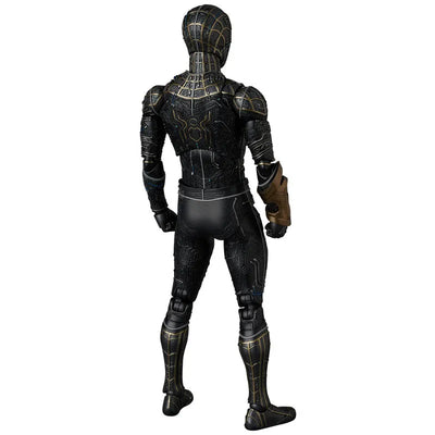 Spider-Man: No Way Home - Spider-Man - Mafex (No.308) - Black & Gold Suit (Medicom Toy)ㅤ – Medicom Toy – ActionFigureBrasil — embalagem