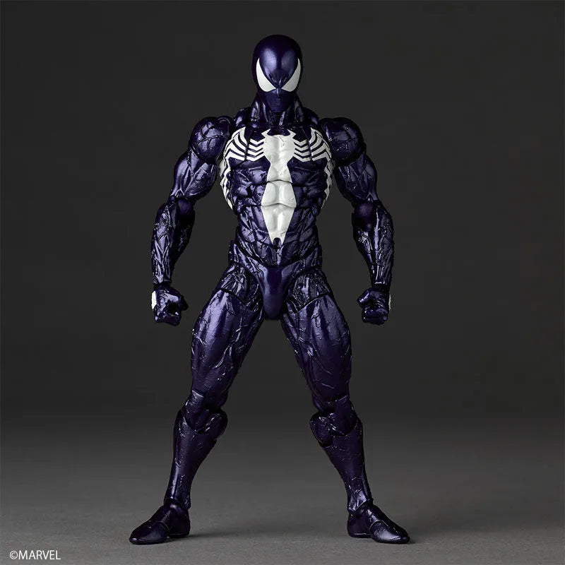 Spider-Man - Symbiote Spider-Man - Amazing Yamaguchi - Revoltech - Purple Ver. (Kaiyodo)ㅤ – Kaiyodo – ActionFigureBrasil