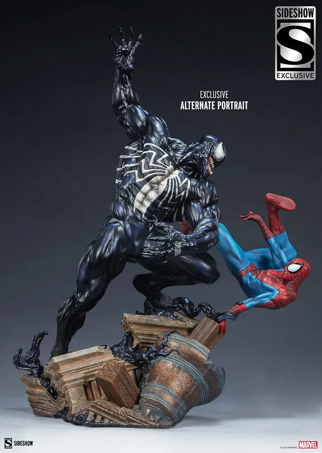 Spider-Man vs Venom - LIMITED EDITION: 3000 (Exclusive) – Sideshow Collectibles – ActionFigure Brasil