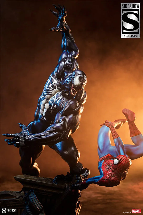 Spider-Man vs Venom - LIMITED EDITION: 3000 (Exclusive) – Sideshow Collectibles – ActionFigure Brasil