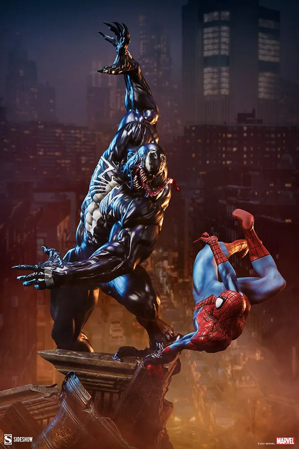 Spider-Man vs Venom - LIMITED EDITION: 3000 (Exclusive) – Sideshow Collectibles – ActionFigure Brasil