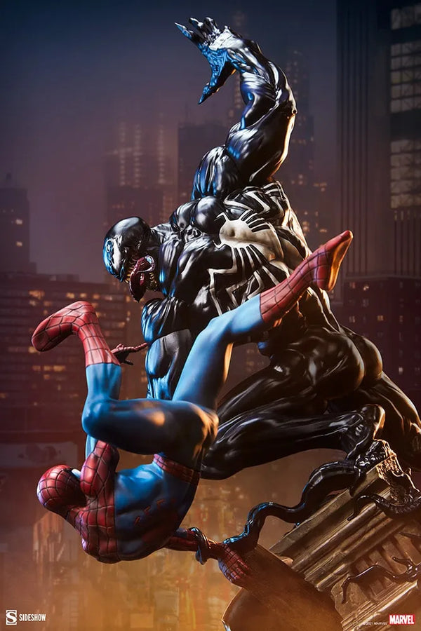 Spider-Man vs Venom - LIMITED EDITION: 3000 (Exclusive) – Sideshow Collectibles – ActionFigure Brasil