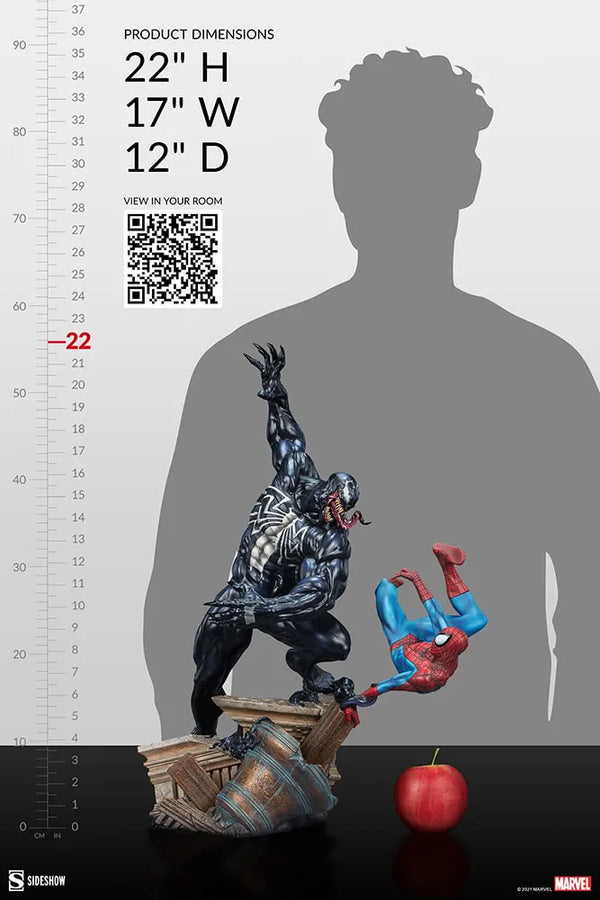 Spider-Man vs Venom - LIMITED EDITION: 3000 (Exclusive) – Sideshow Collectibles – ActionFigure Brasil